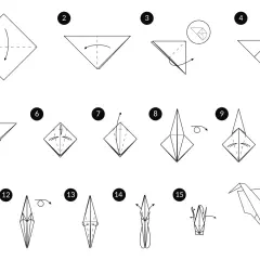 Instrukcja krok po kroku, jak złożyć origami. Zobacz, jak z prostej serwetki powstaje piękny łabędź.