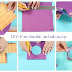Tworzenie pudełka na babeczkę krok po kroku. Wytnij i złóż papierowy szablon, by stworzyć urocze opakowanie.