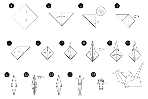 Instrukcja krok po kroku, jak złożyć origami. Zobacz, jak z prostej serwetki powstaje piękny łabędź.