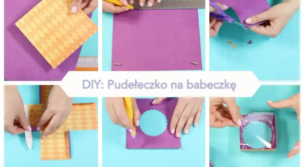 Tworzenie pudełka na babeczkę krok po kroku. Wytnij i złóż papierowy szablon, by stworzyć urocze opakowanie.