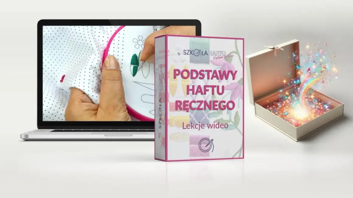 Kurs haftu ręcznego: naucz się różnych ściegów, w tym rodzaj mereżki. Odkryj magię tworzenia!